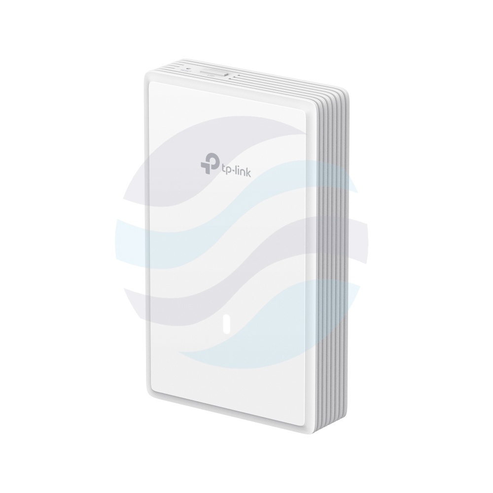 TP-Link EAP725-Wall Access Point ścienny Wi-Fi 7 BE3600, 688/2882 Mb/s, 2,4/5 GHz, 4× 100/1000/2500 Mb/s, 1× uplink PoE, 1× downlink PoE, 2× downlink, PoE 802.3at/bt, biały 1