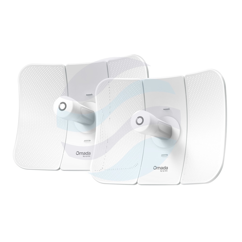 TP-Link Beam Bridge 5 UR KIT Most bezprzewodowy wewnętrzny/zewnętrzny 5 GHz AC867, 867 Mb/s, 2×23 dBi, 1× 10/100/1000 Mb/s, PoE 802.3af, 24 V Passive PoE, 48 V Passive PoE, adapter Passive PoE w zestawie, IP65 1