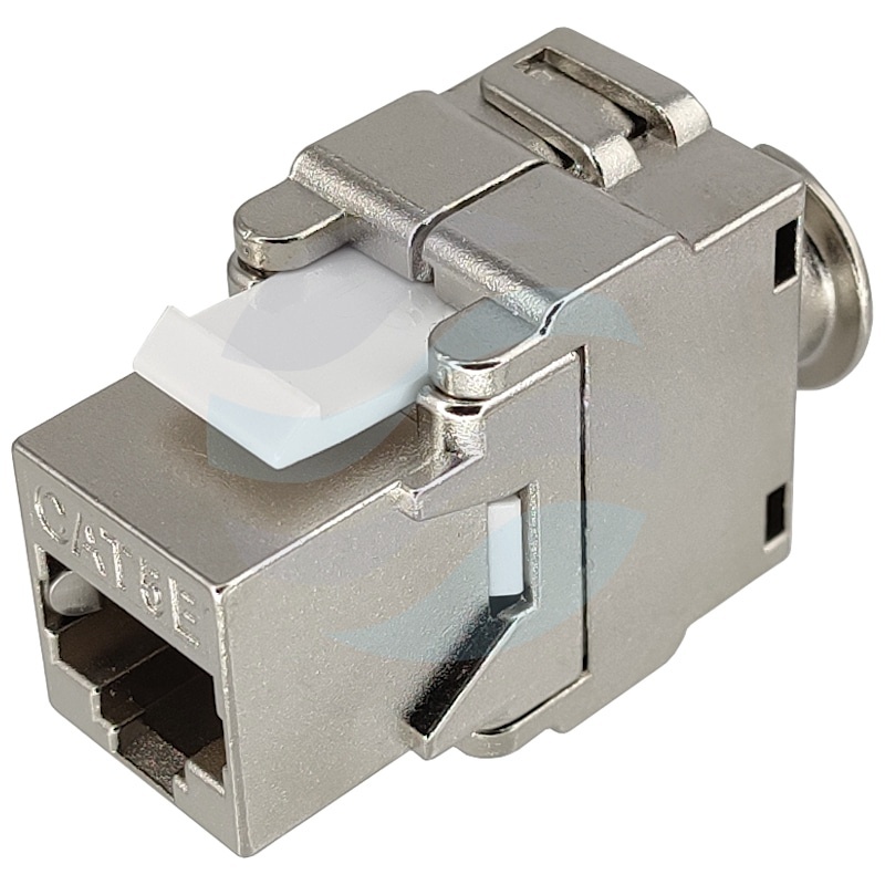 Moduł keystone RJ45 FTP / STP kat.5e beznarzędziowy, metalowy 1
