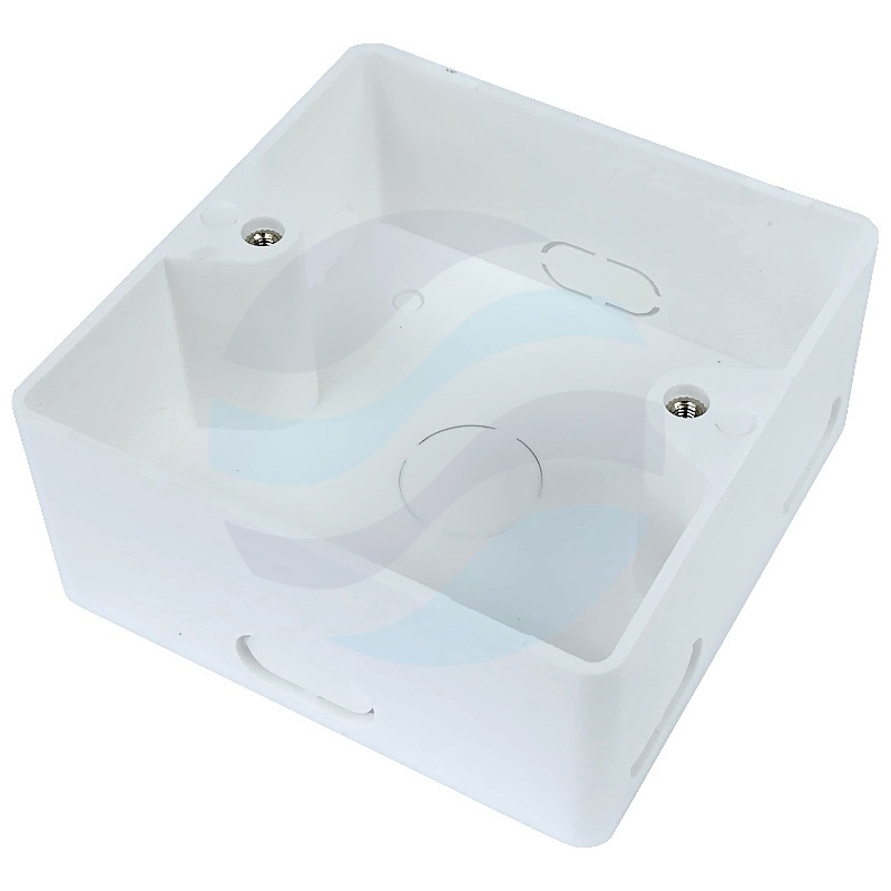 Puszka natynkowa 2M 45x45, biała, Mediabox o wymiarach 80x80x36mm 1