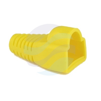 Osłonka wtyku RJ45 kat.5e/6, zewnętrzna żółta - opak. 100szt. 1