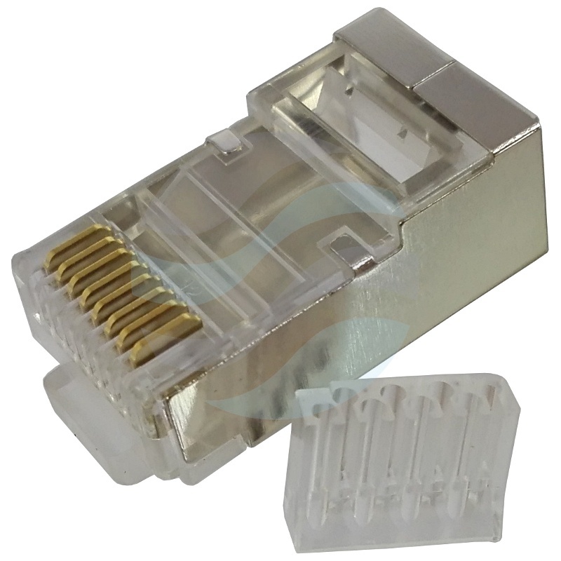 Wtyk RJ45 8p/8c kat.6 FTP drut, ekranowany - opak. 100szt. 1