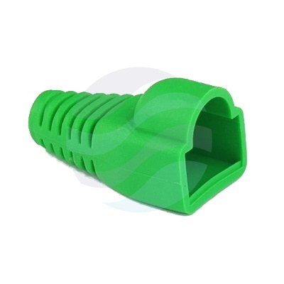 Osłona wtyku RJ-45 (0753), zewnętrzna zielona, ochrona zapadki, dł. 28,5mm - opak. 100szt. 1