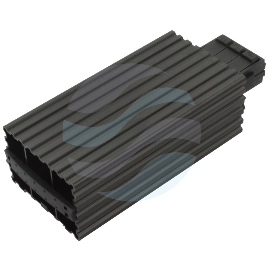 Ogrzewacz półprzewodnikowy do szaf rack, 60W, montaż szyna DIN 35mm, konwekcja naturalna, żeberka aluminiowe, zakres pracy -40°C do 70°C 1