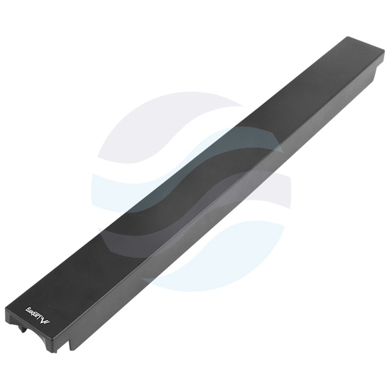 LANBERG AKP-1401-B Panel maskujący / zaślepiający Rack 19" 1U samomocujący (bez śrub), plastik, czarny 1