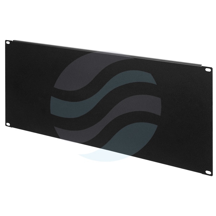 Panel maskujący Rack 19" 5U, stal, czarny 1