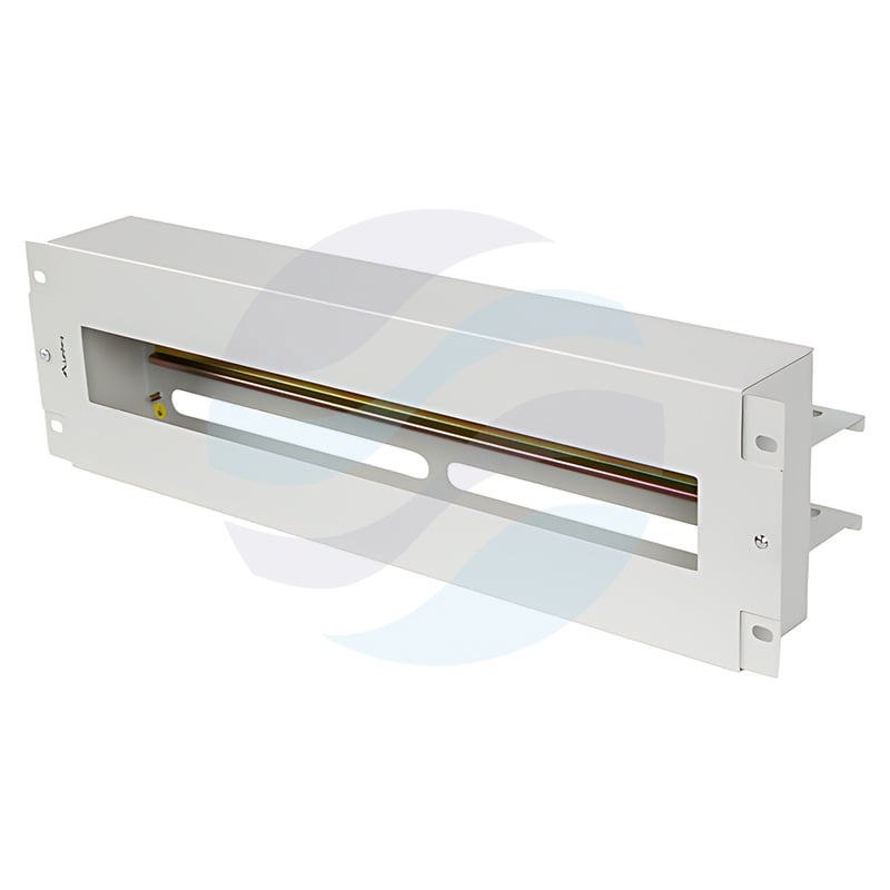LANBERG Panel dystrybucji napięć Rack 19" 3U z szyną DIN TS-35, szary 1