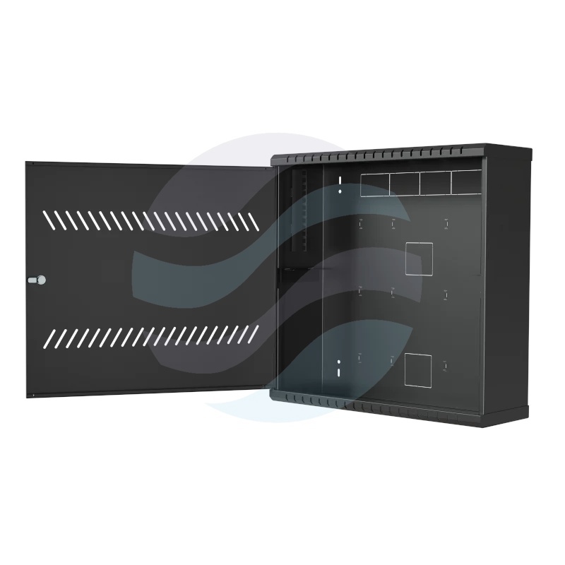 Szafka Telekomunikacyjna multimedialna 19" 2U+4U, wisząca, metalowa 550x540x170, szara 1