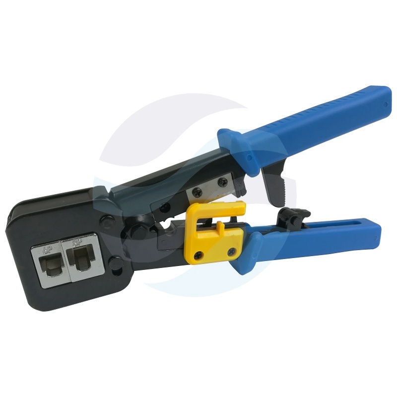 Zaciskarka wtyków modularna przelotowych 6p,8p RJ-45 (8P), RJ-11/12 (6P) 1