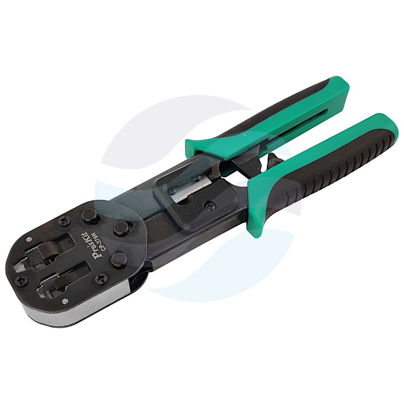 Zaciskarka wtyków modularnych przelotowych typu EZ RJ-45/RJ-12/RJ-11 CP-376N z blokadą 1