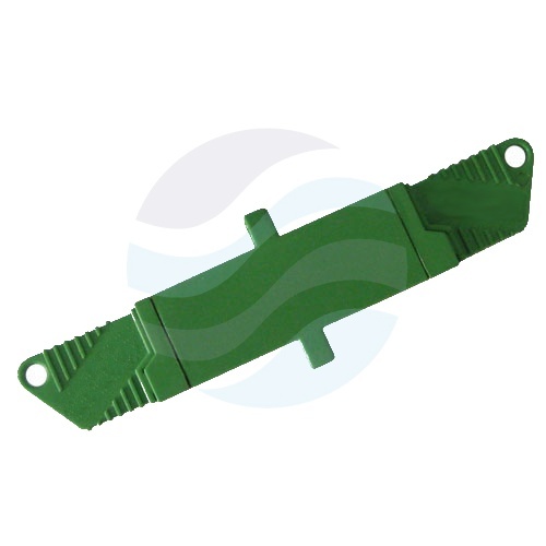 Adapter światłowodowy E2000/APC SM Simplex zaślepka 1