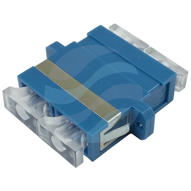 Adapter światłowodowy SC/UPC SM Duplex, niebieski 1