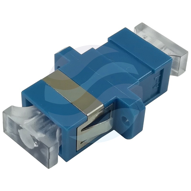 Adapter światłowodowy SC/UPC SM Simplex, niebieski 1