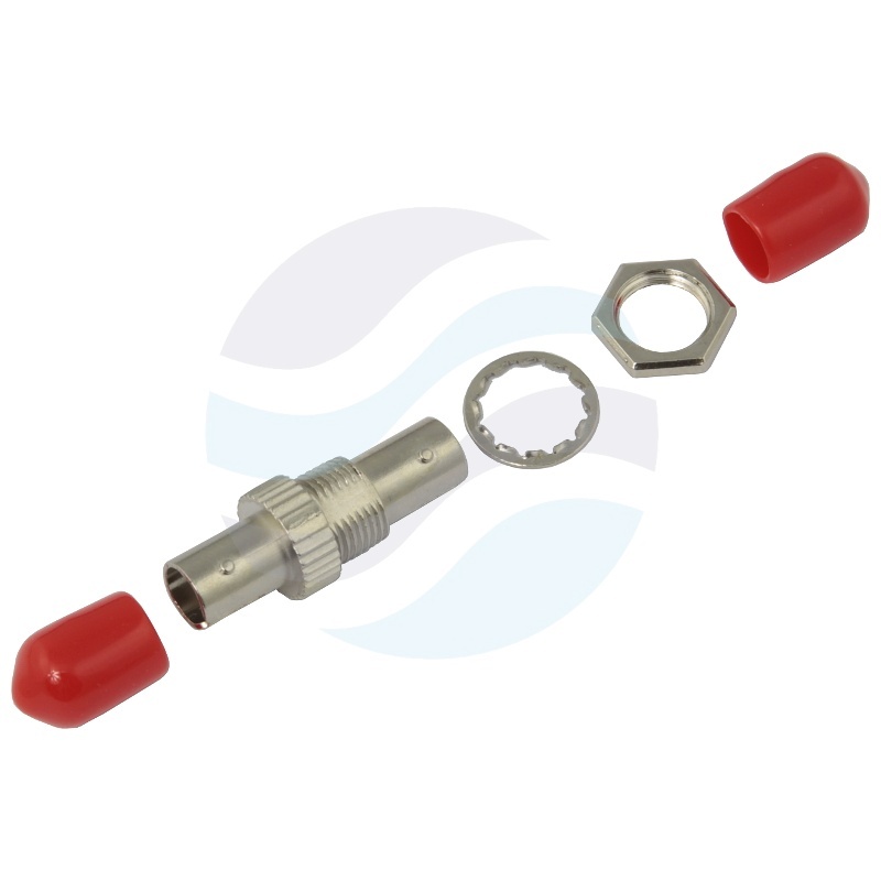 Adapter światłowodowy ST/PC-ST/PC MM Simplex metalowy 1