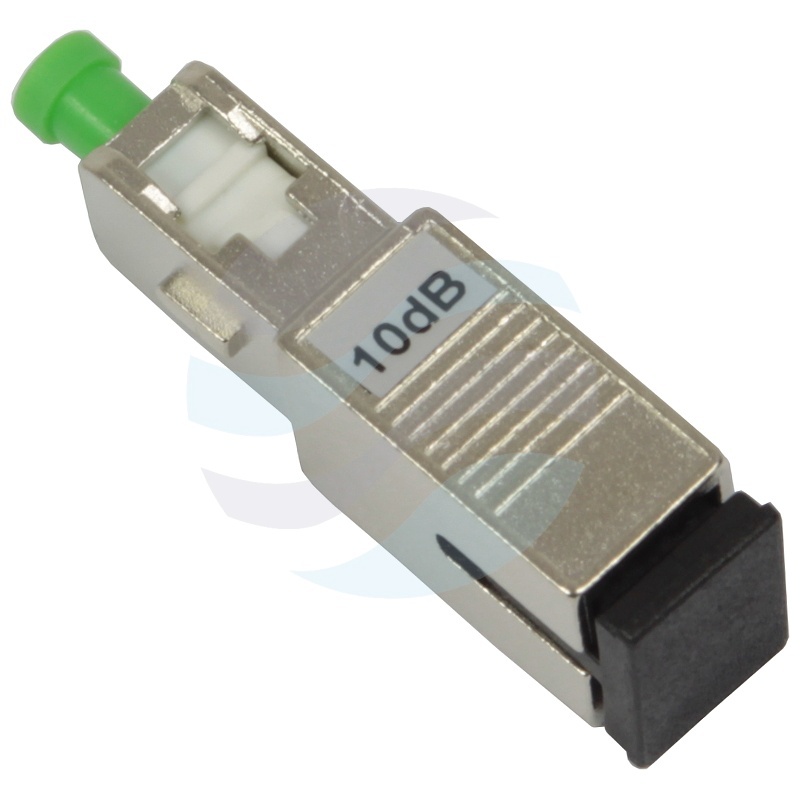 Tłumik optyczny SC/APC 10dB, adapterowy 1