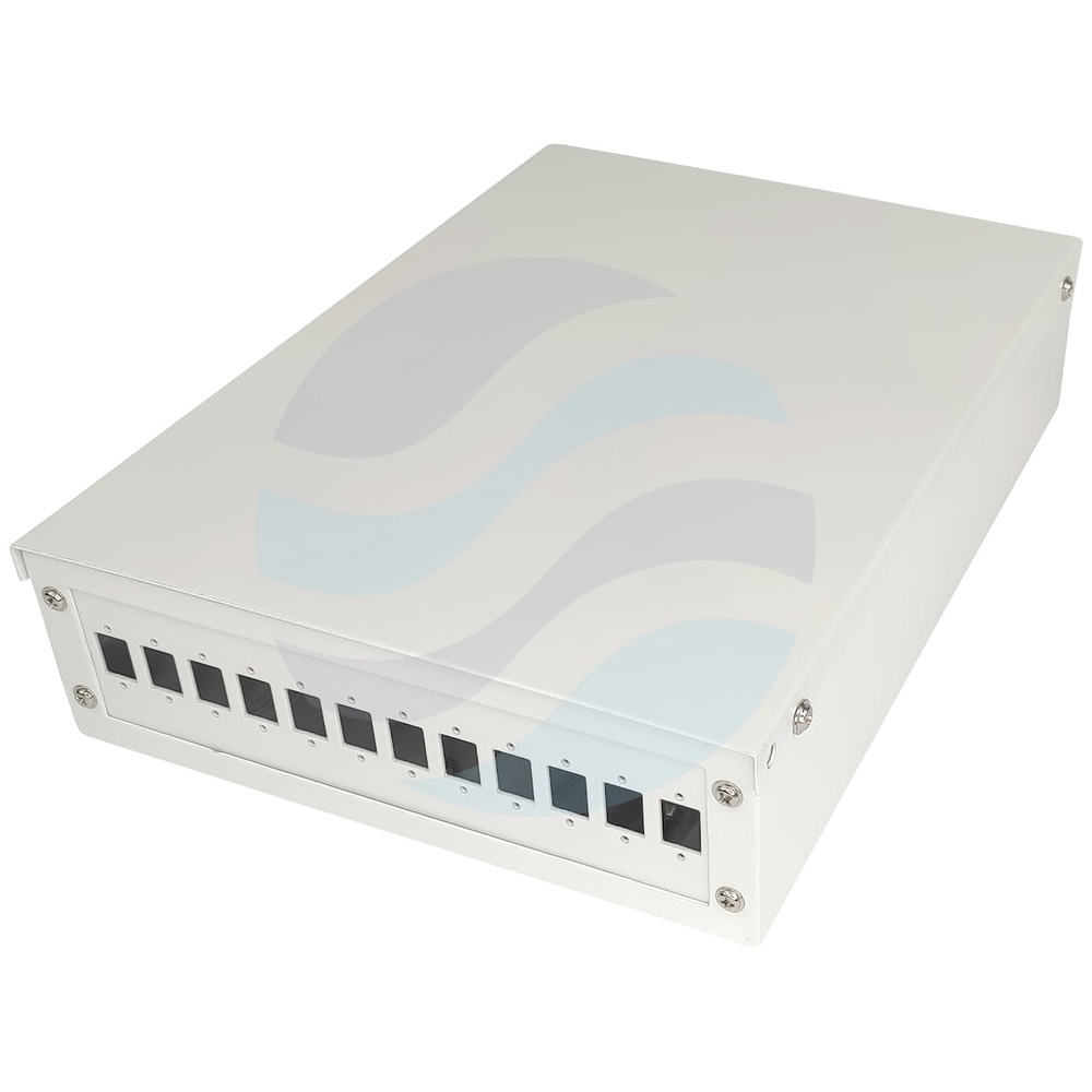 Tracom FOB-C-12S Przełącznica światłowodowa naścienna 12x SC Simplex / LC Duplex, biała 1