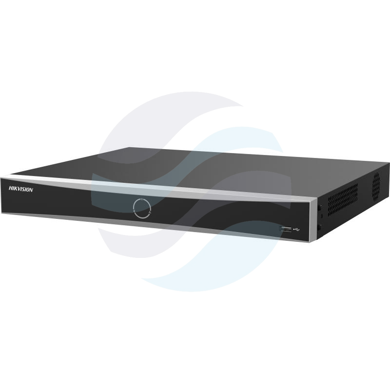 Hikvision DS-7608NXI-K2/8P/VPro Rejestrator NVR 8x kanałów IP max. 12Mpix, 80/160 Mbps, AcuSense, AcuSearch, AcuSeek, 1x HDMI 4K, 1x VGA, 2x SATA max. 32TB, LAN 1x Gbit + 8 portowy switch PoE 80W 802.3af/at, alarm 4/1, audio 1/1, Guanlan AI 1