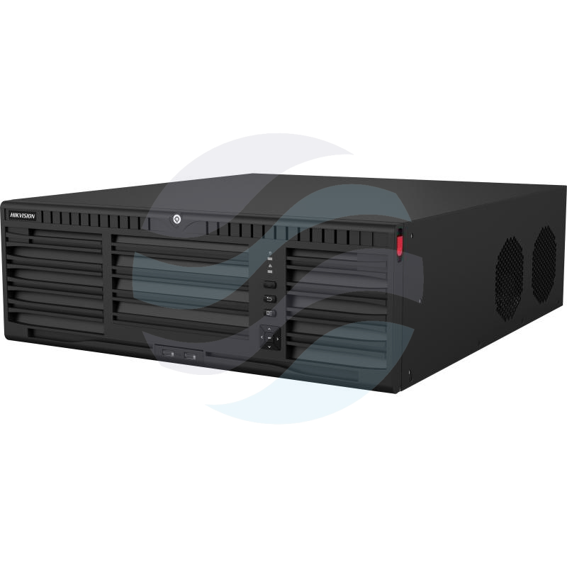 Hikvision DS-9632NXI-I16/VPro Rejestrator NVR 32x kanały IP max. 32Mpx, 384/256 Mbps, AcuSense, AcuSearch, AcuSeek, 2x HDMI (1x4K), 2x VGA, 16x SATA max. 320TB, 1x eSATA, 2x Gbit, RAID, alarm 16/9, audio 1/2, Guanlan AI 1