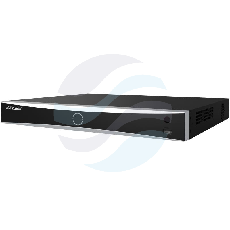 Hikvision DS-7608NXI-K2/8P(D) PL Rejestrator NVR 8x kanałów IP max. 12Mpix, 80/160 Mbps, AcuSense, 1x HDMI 4K, 1x VGA, 2x SATA max. 32TB, LAN 1x Gbit + 8 portowy switch PoE 80W 802.3af/at, alarm 4/1, audio 1/1, AI 1