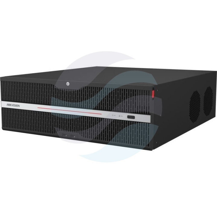 Hikvision iDS-9664NXI-P16 Rejestrator NVR 64x kanały IP max. 32Mpix, 400/400 Mbps, DeepinMind Pro, Guanlan AI, AcuSeek, AcuSearch, 2x HDMI (1x8K), 2x VGA, 1x BNC, 16x SATA max. 320TB, eSATA, RAID, 2x Gbit, alarm 16/9, AI 1