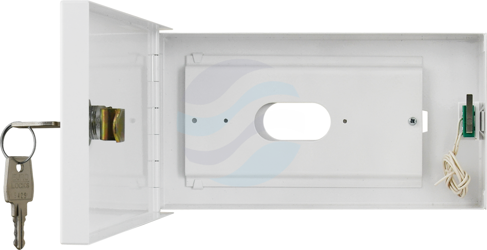 PULSAR AWO352 Obudowa natynkowa na szyfratory SATEL, 211x110x42mm, LED/B-SATEL, biała 1
