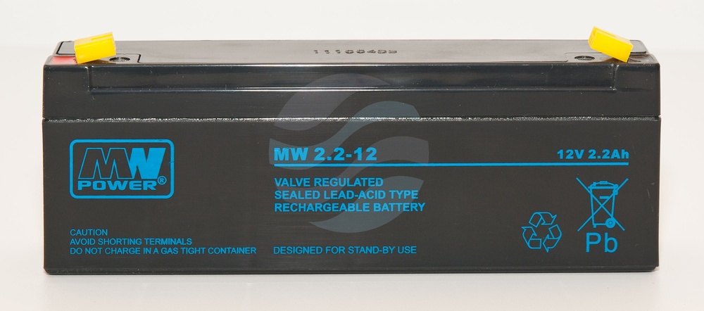 MW Power MW Akumulator AGM 2,2Ah/12V (178*34*66mm) Fast-on 187 (T1) 1