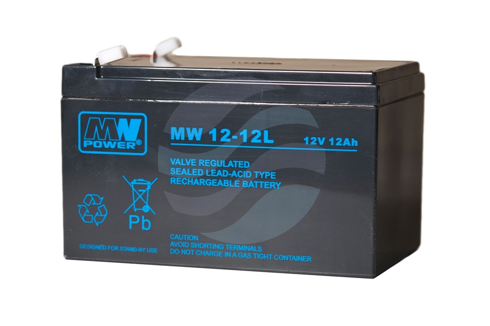 MW Power MW Akumulator AGM 12Ah/12V (151*98*100mm) Fast-on 250 (T2) 1