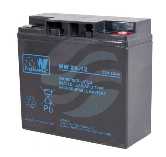 MW Power MW Akumulator AGM 20Ah/12V (181*77*167mm) śruba M5 (T13) 1