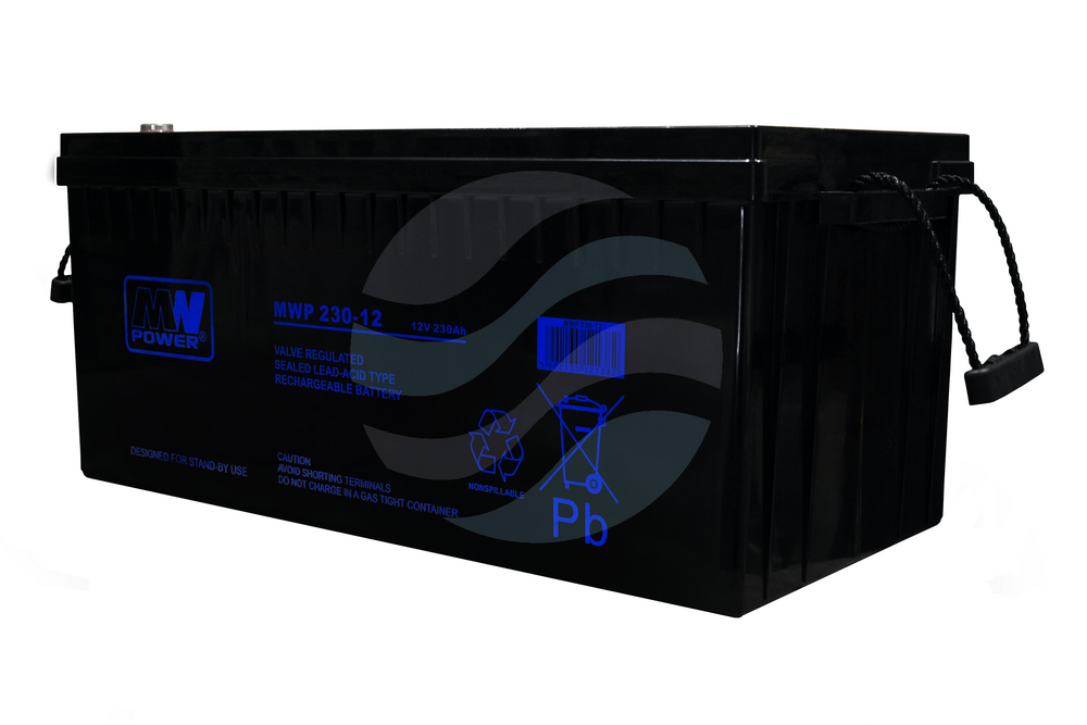 MW Power MW Akumulator AGM 230Ah/12V (522*238*222mm) śruba M8 (T60) 1