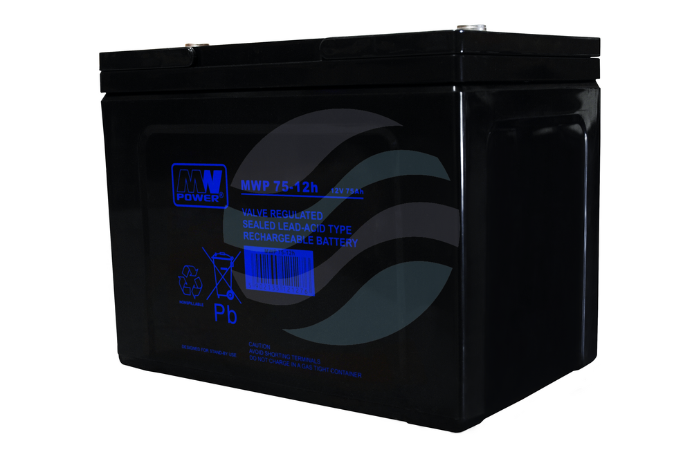 MW Power MW Akumulator AGM 75Ah/12V (260*170*205mm) śruba M6 (T16) 1