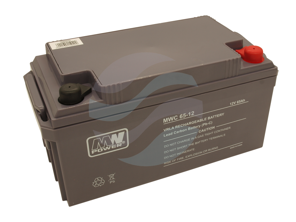MW Power MWC Akumulator AGM 65Ah/12V (350*166*175mm) śruba M6 (T16) 1