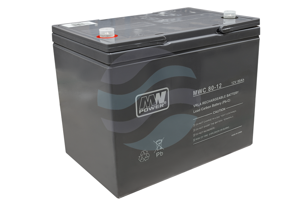MW Power MWC Akumulator AGM 80Ah/12V (258*168*211mm) śruba M8 (T60) 1