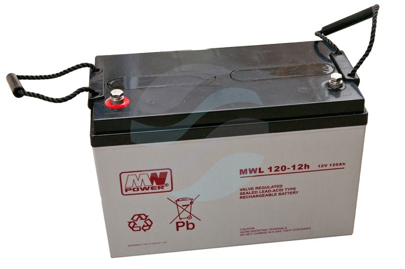 MW Power MWL Akumulator AGM 120Ah/12V (330*173*215mm) śruba M8 (T60) 1