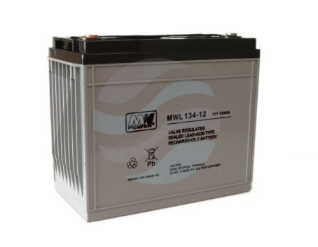 MW Power MWL Akumulator AGM 134Ah/12V (342*173*280mm) śruba M8 (T60) 1