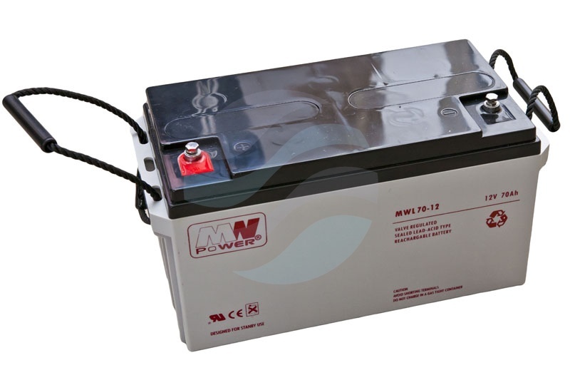 MW Power MWL Akumulator AGM 70Ah/12V (350*166*179mm) śruba M6 (T16) 1