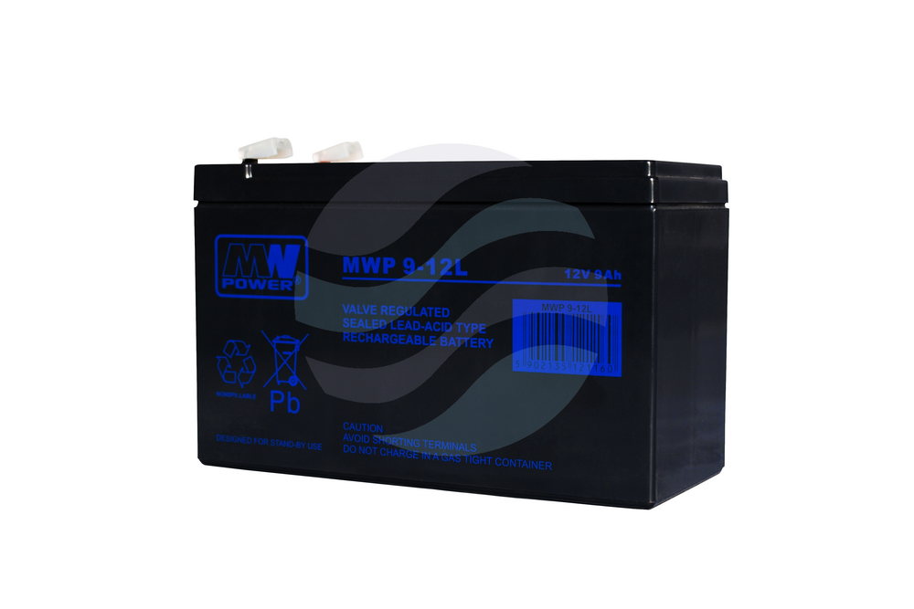 MW Power MWP Akumulator AGM 9Ah/12V (151*65*94mm) Fast-on 250 (T2) 1