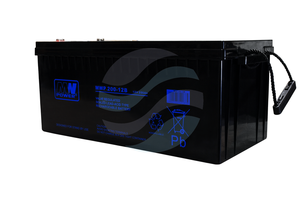 MW Power MWP Akumulator AGM 200Ah/12V (522*238*219mm) śruba M8 (T18) 1