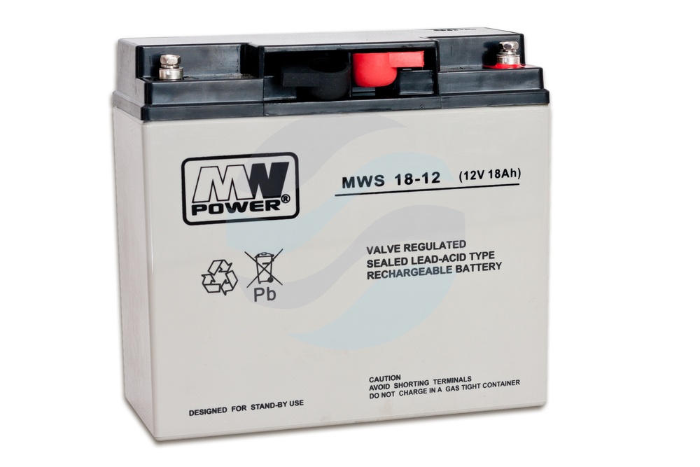 MW Power MWS Akumulator AGM 18Ah/12V (181*77*167mm) śruba M5 (T13) 1