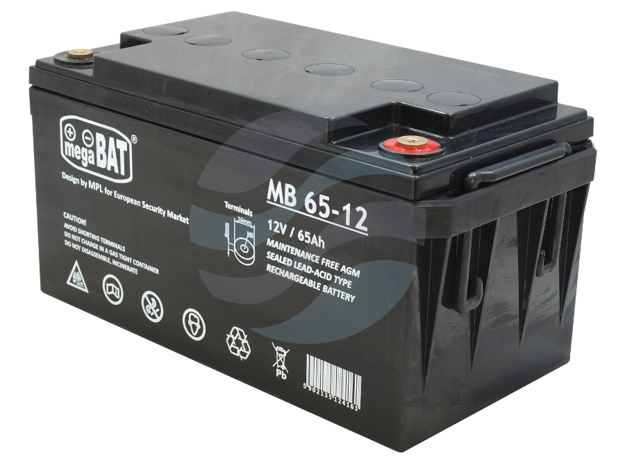 MAGABAT MB Akumulator VRLA 65Ah/12V (350*160*179mm) Śruba M6 (Bolt F8) 1