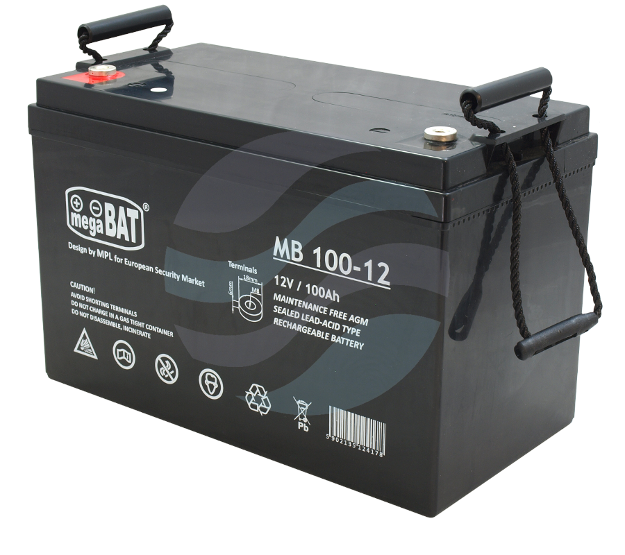 MAGABAT MB Akumulator VRLA 100Ah/12V (330*171*214mm) Śruba M6 1