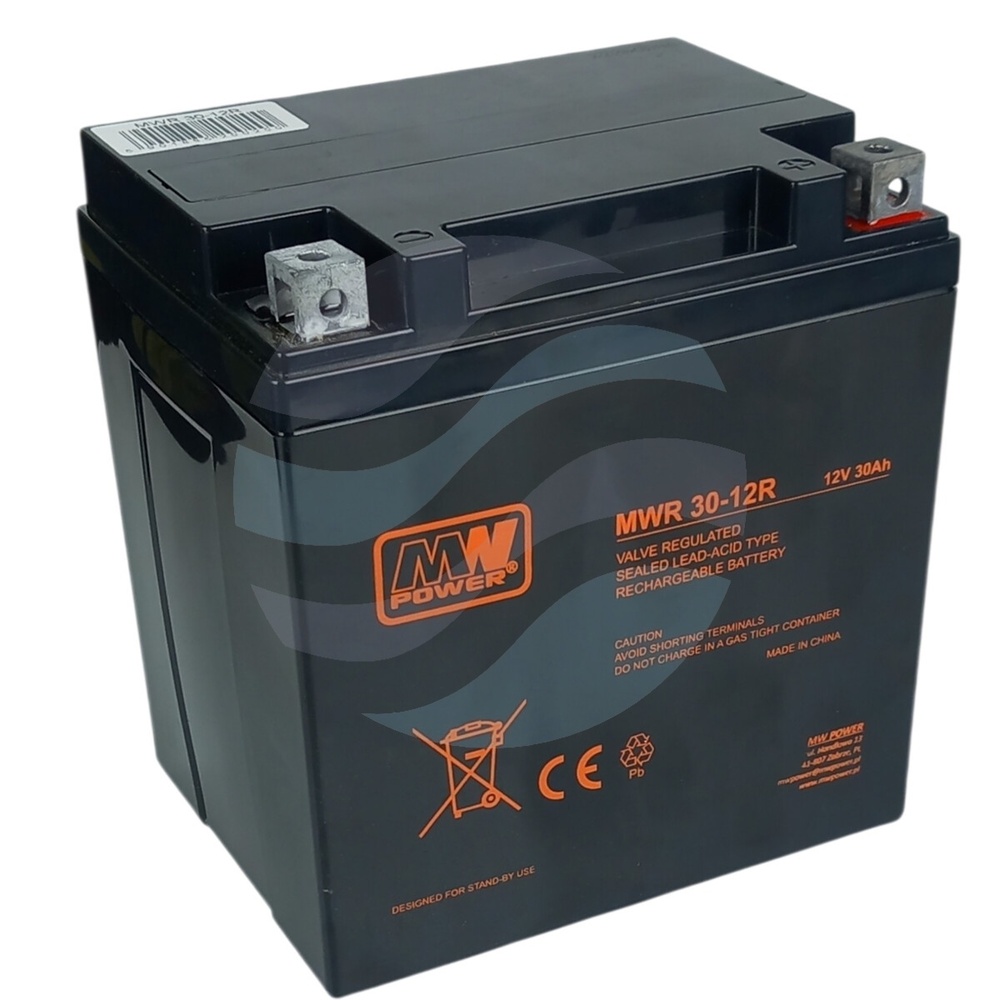 MW Power MWR Akumulator VRLA MOTO AGM 30Ah/12V (197*165*170mm) (- +) 1