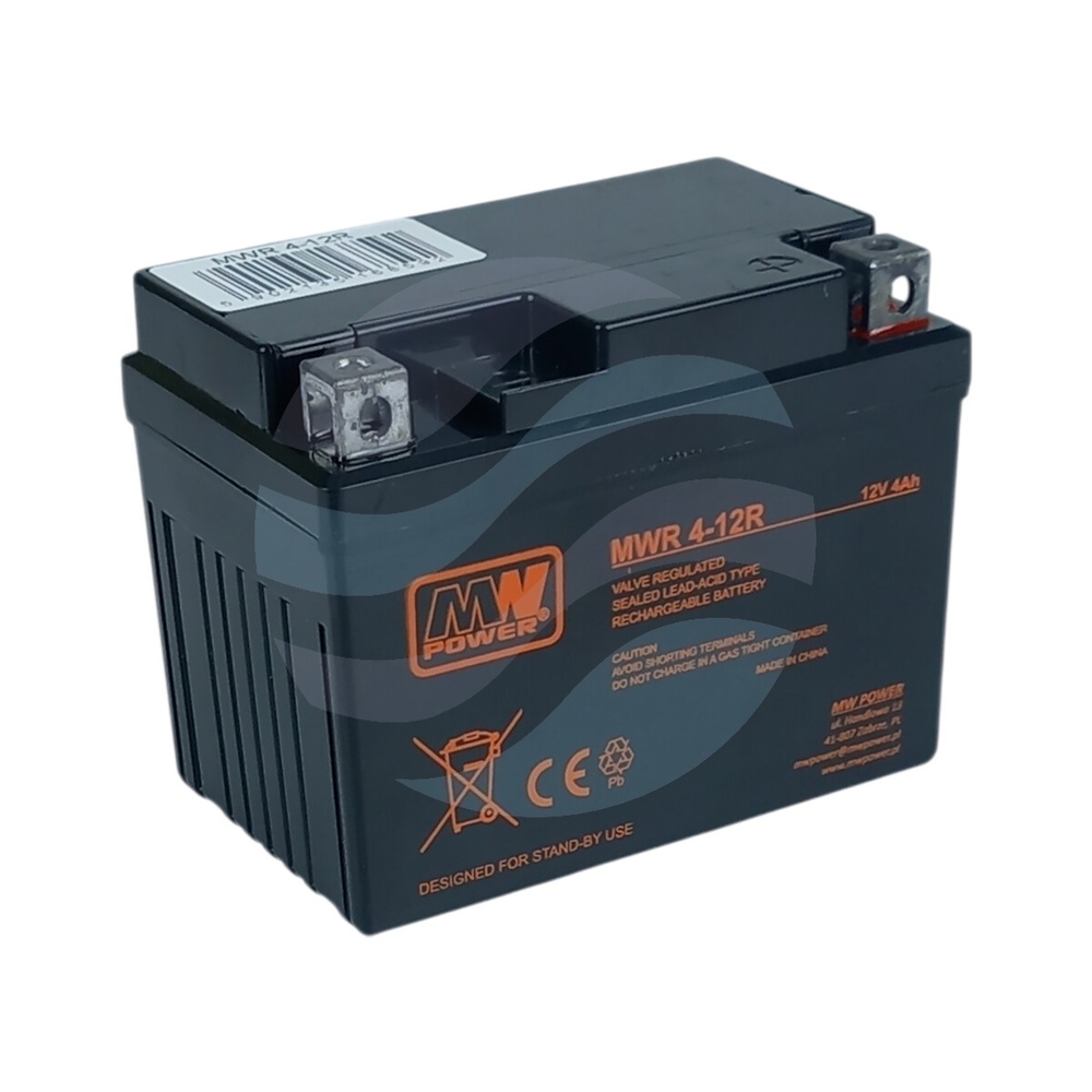 MW Power MWR Akumulator VRLA MOTO AGM 4Ah/12V (113*70*85mm) (- +) 1