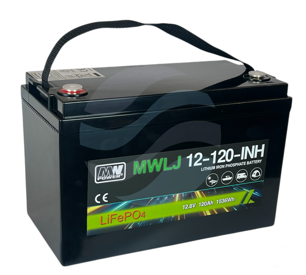 MW Power MWLJ Akumulator LiFePO4 120Ah/12.8V Śruba M8 (T60) 1