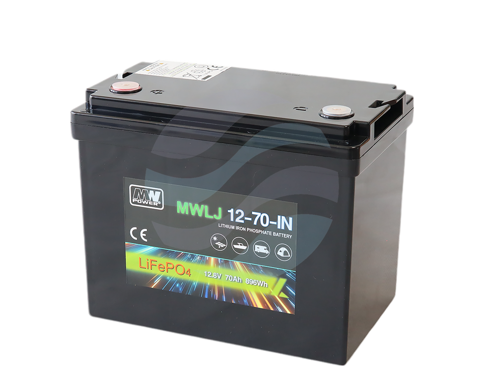 MW Power MWLJ Akumulator LiFePO4 70Ah/12.8V (260*168*209mm) Śruba M6 (T16) 1