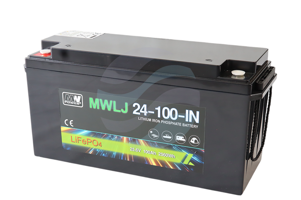 MW Power MWLJ Akumulator LiFePO4 100Ah/25.6V (483*170*240mm) Śruba M8 (T60) 1