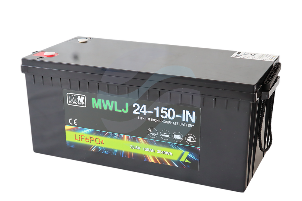 MW Power MWLJ Akumulator LiFePO4 150Ah/25.6V (522*240*218mm) Śruba M8 (T60) 1