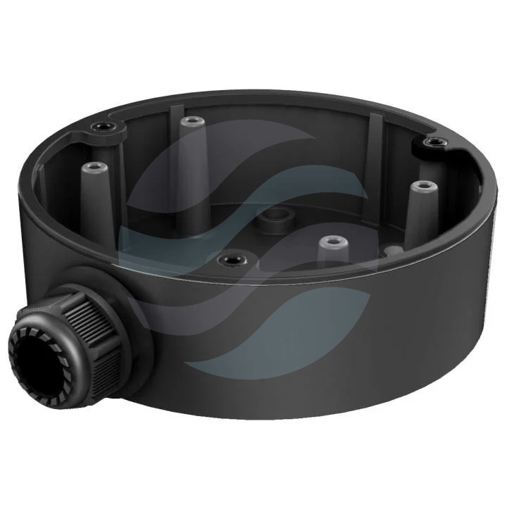 Hikvision DS-1280ZJ-DM21 (Black) Puszka montażowa / połączeniowa metalowa, czarna 1