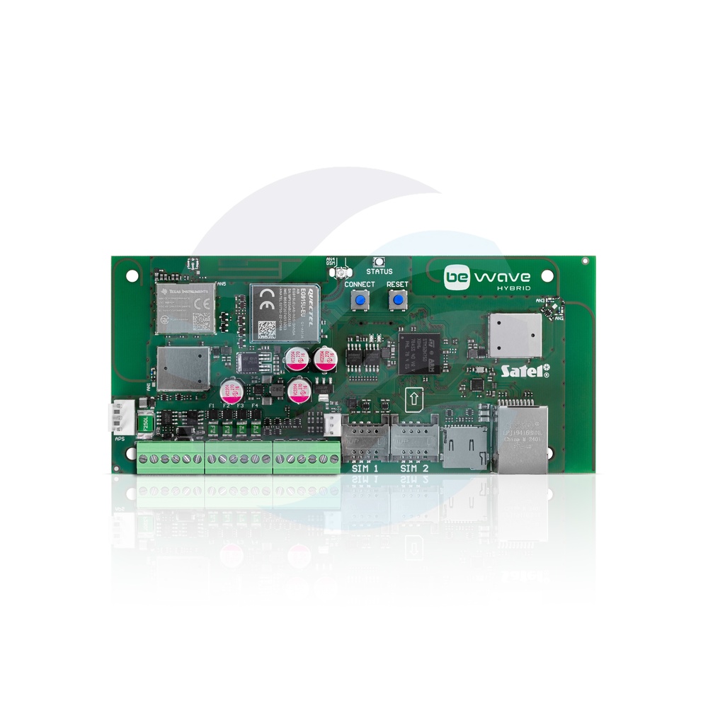 SATEL HYBRID 128 Plus Centrala systemu BE WAVE, do 128 urządzeń, 4 wejścia, 4 wyjścia, RS-485, LAN, WiFi, 2G/4G, Grade 2 1