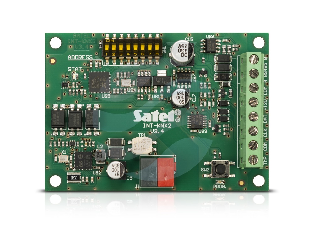 SATEL INT-KNX-2 Moduł integracji z systemem KNX do central INTEGRA, magistrala KNX, DLOADX 1