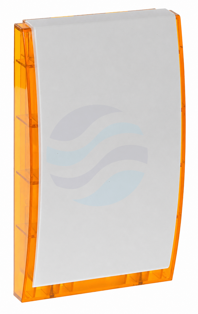 SATEL SP-4002 O Zewnętrzny sygnalizator optyczno-akustyczny 120 dB z zasilaniem awaryjnym, akumulator 1,3 Ah, 6 V, pomarańczowy 1